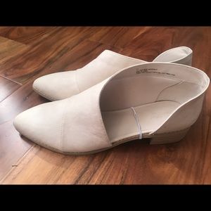 NWT Vegan Leather Cut Out Flats free people style